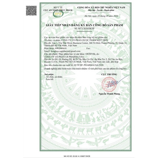 L-cystein 500mg - OSTEVIK - Viên uống đẹp da, chống lão hoá, làm chậm quá trình oxy hóa, giúp sáng da, giúp giảm sạm da.