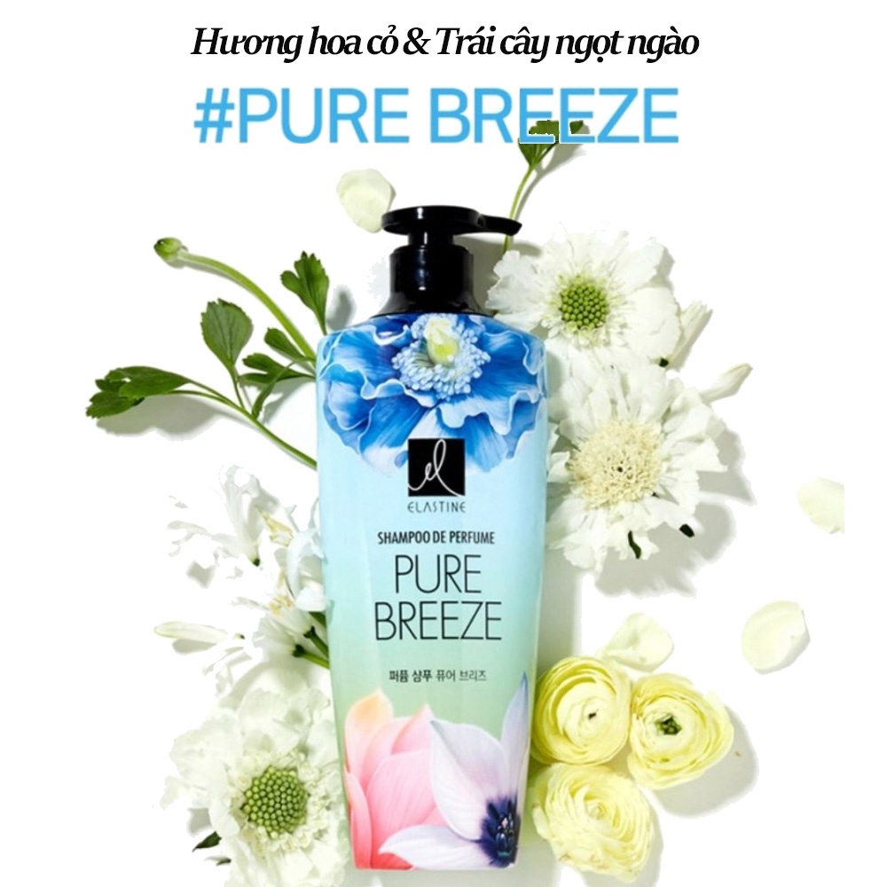 [Quà tặng không bán] Combo gội xả Elastine De Perfume hương nước hoa Pure Breeze 75mlx2