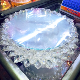 Đài Sen Pha Lê tròn LED đổi màu Φ23