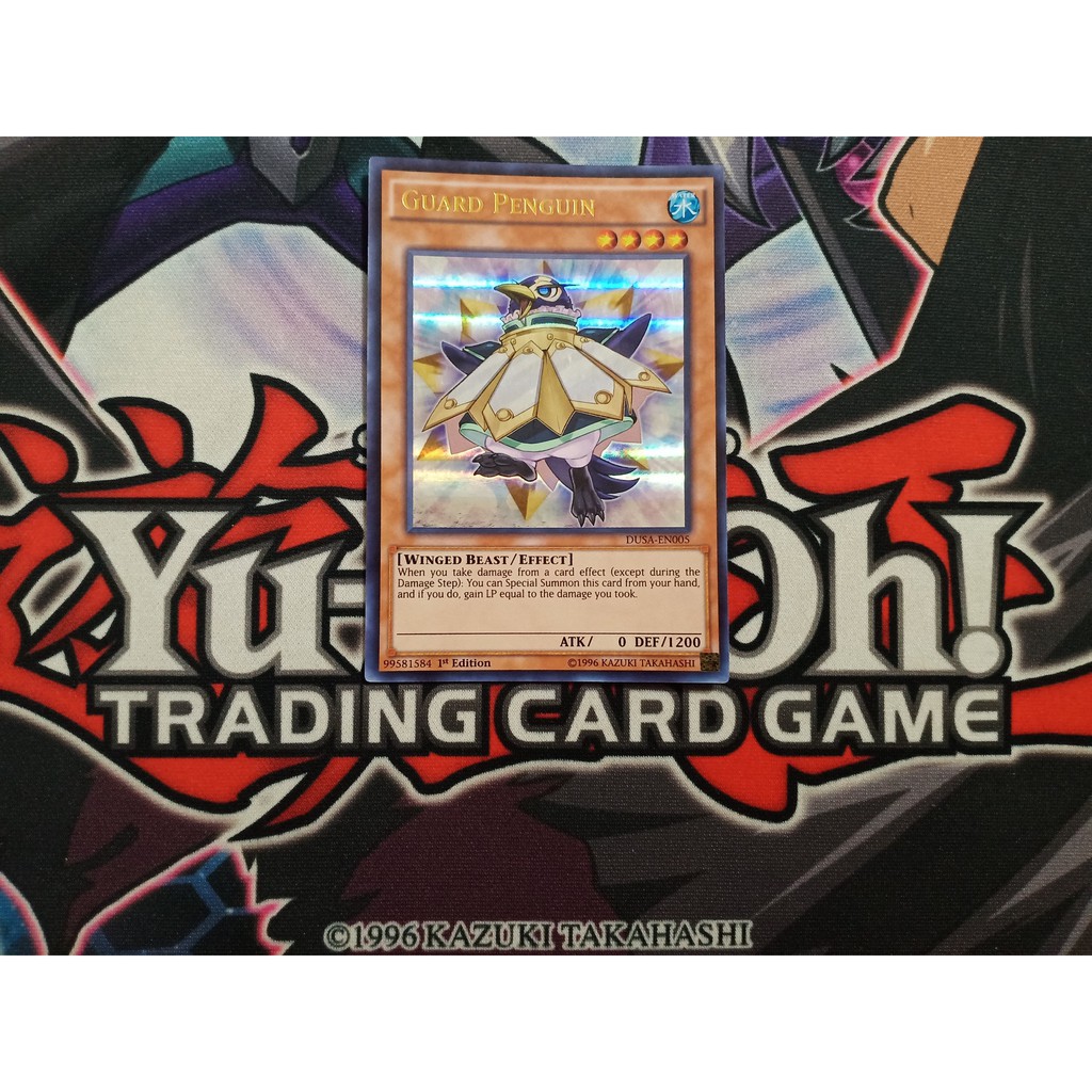 Thẻ bài Yugioh chính hãng Guard Penguin - DUSA-EN005 - Ultra Rare 1st Edition