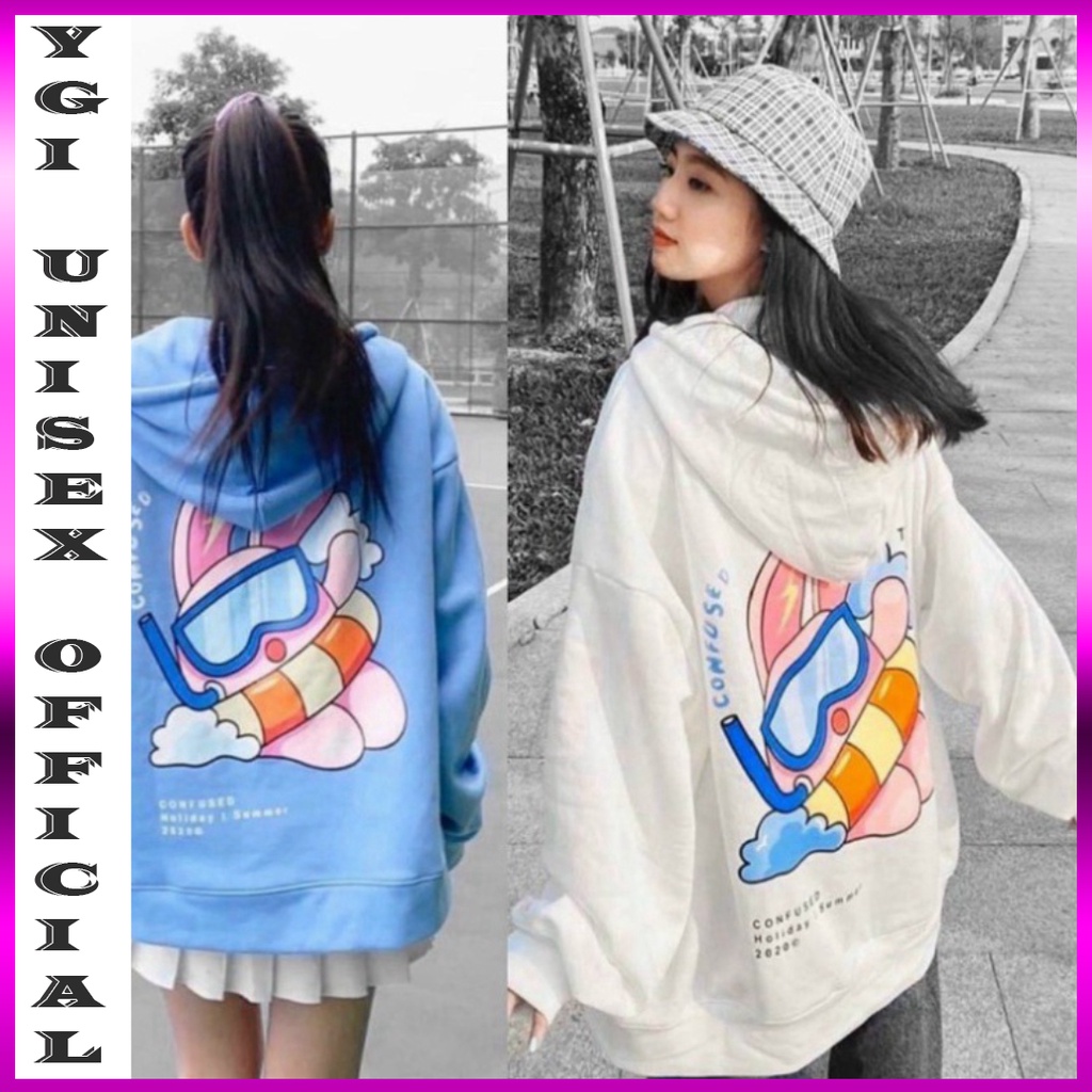 SIÊU HOT- Áo khoác nỉ nam nữ ,áo hoodie trơn cặp đôi Unisex in chữ Confoseo YGI UNISEX