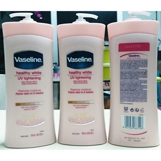 Sữa Dưỡng Thể Vaseline Healthy White UV Lightening - Mỹ 725ml