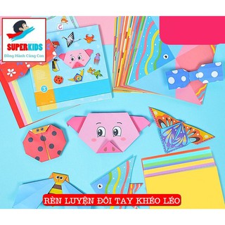 Gấp Giấy Thủ Công [CHỌN MẪU] Gấp Giấy Theo Đường Kẻ Rèn Luyện Sự Khéo Léo Đôi Tay