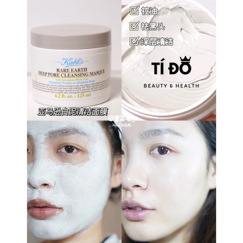 KIEHL'S - Mặt Nạ Đất Sét Rare Earth Deep Pore Cleansing Masque