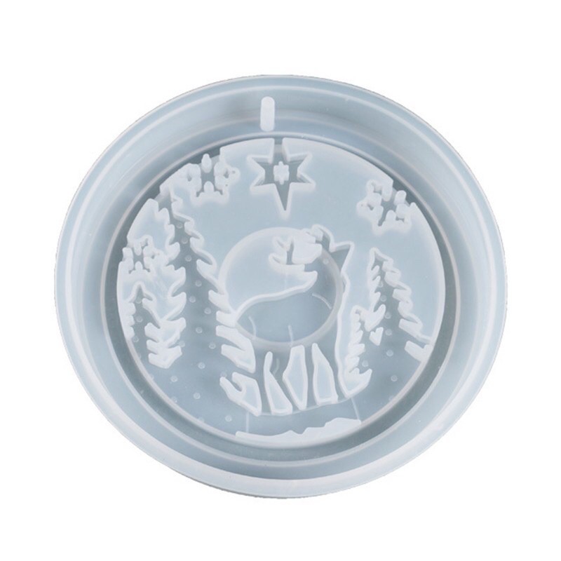 Khuôn silicone đổ resin làm đồ trang trí hoặc móc khóa Christmas