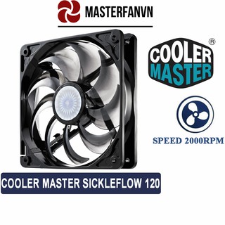 Quạt Fan Case 12cm Cooler Master SICKLEFLOW 120 2000 RPM - Quay êm, sức gió lớn, 2000 RPM