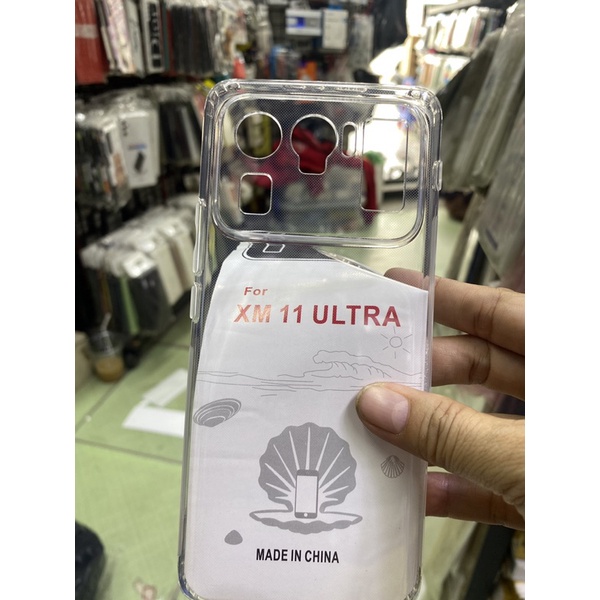 Ốp lưng Xiaomi Mi 11 Ultra dẻo trong suốt bảo vệ Camera