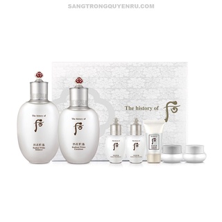 Bộ Dưỡng Trắng Da Nước Hoa Hồng Và Sữa Dưỡng Whoo White Radiant Gongjinhyang:seol 2pcs Special Set