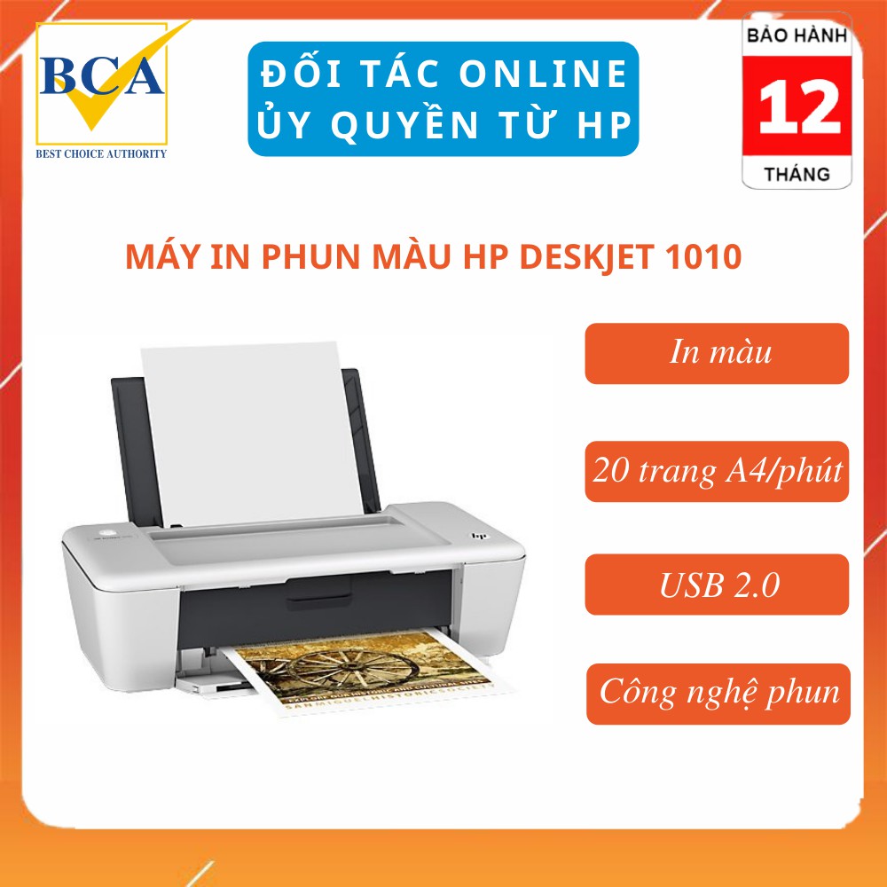 Máy in màu A4 HP DeskJet 1010 giá tốt _ CX015A