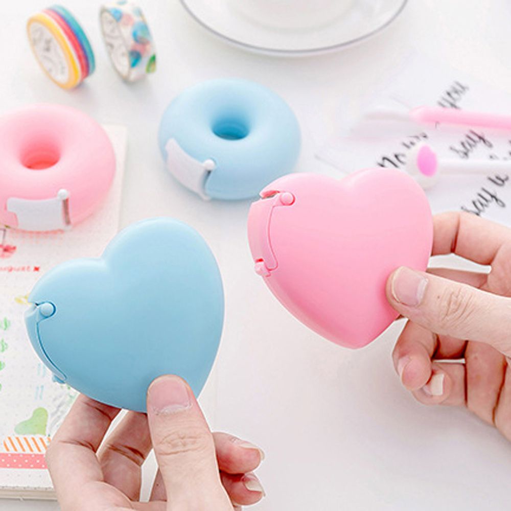 Giá đỡ cuộn băng keo dán lông mi bằng nhựa màu sắc ngọt ngào tiện dụng cho nữ