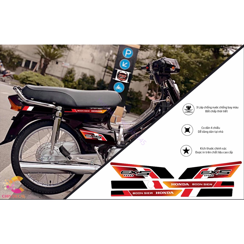 Tem rời Dream | Tem Dream Phiên bản Special Edition 2022 |Decal cao cấp 3 lớp chống nước chống bay màu 710803