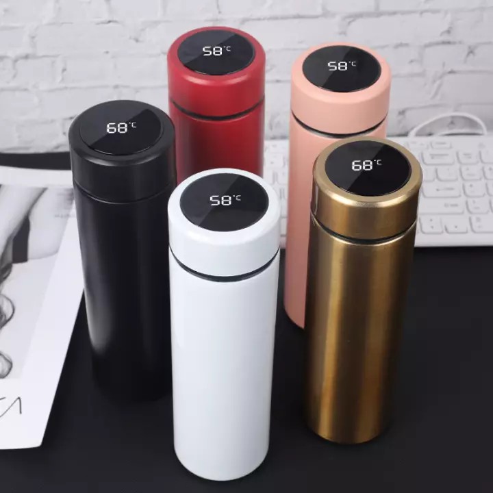 Bình giữ nhiệt thông minh tích hợp màn hình Led hiển thị nhiệt độ thể tích 500ml | BigBuy360 - bigbuy360.vn