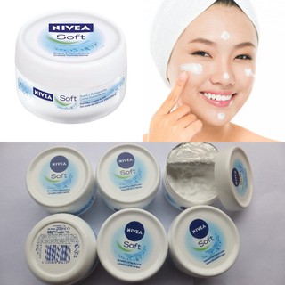 KEM DƯỠNG ẨM CHO DA MẶT VÀ TOÀN THÂN NIVEA SOFT 200 ml
