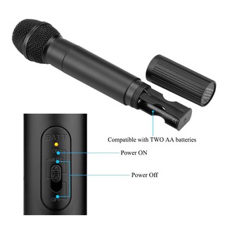 Mic Karaoke Không Dây Excelvan K38 (Mic Đôi)