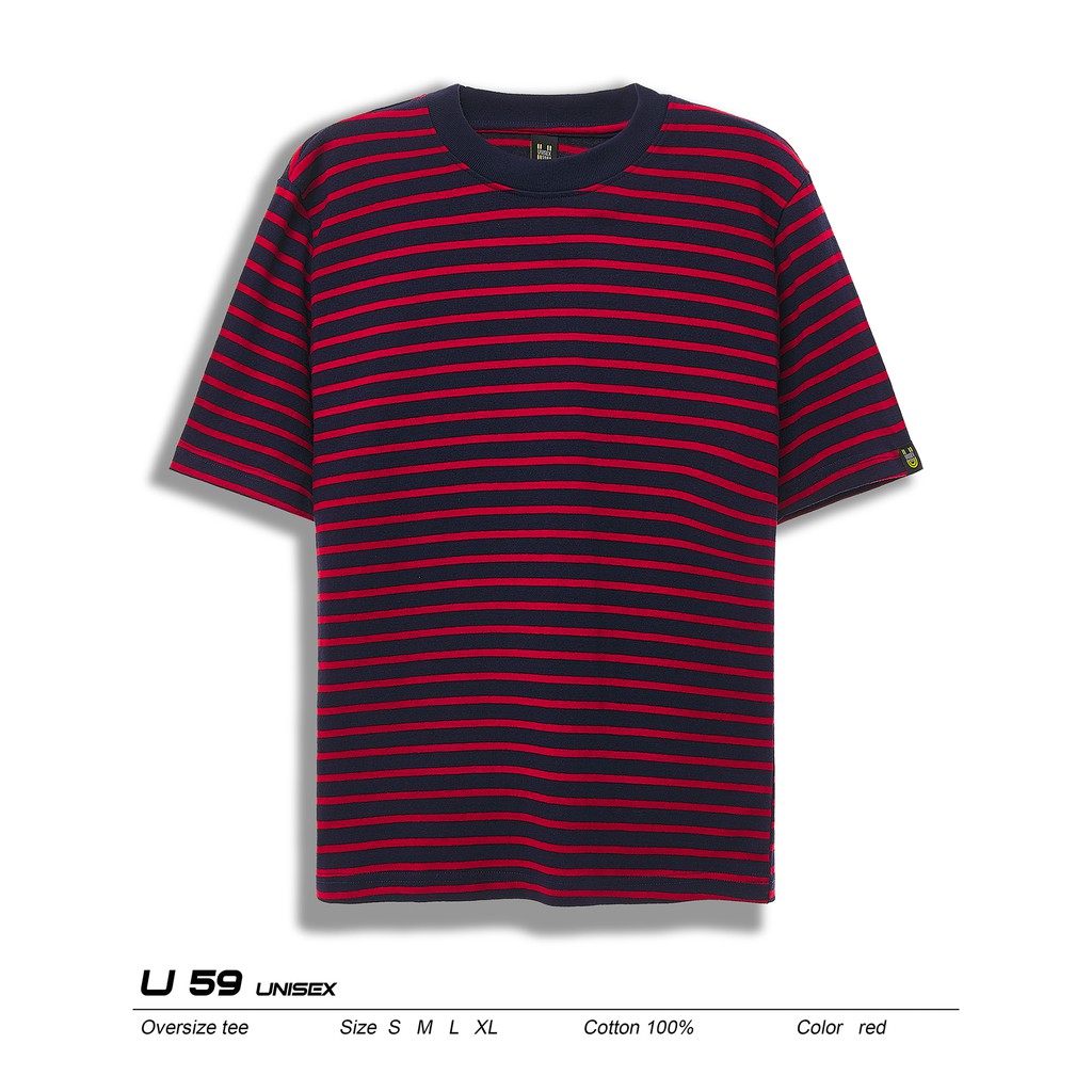 ÁO THUN SỌC FROM RỘNG  UNISEX, COTTON 100% DẦY