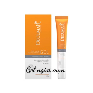 Gel ngừa mụn decumar 20g giúp ngừa mụn, giảm thâm mờ sẹo