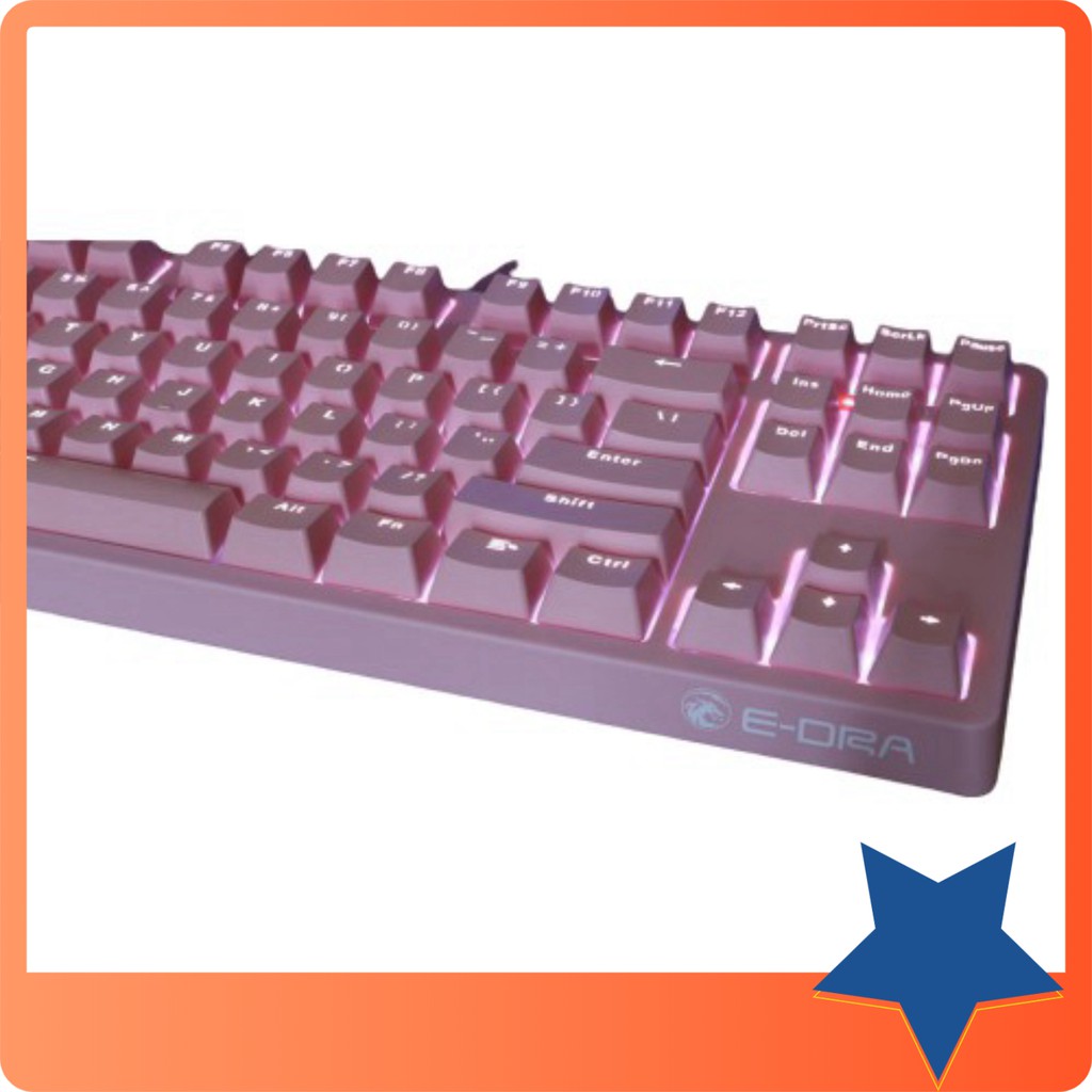 Bàn phím cơ E-DRA EK387 Dream Pink, Bàn phím gaming e-dra EK387 phiên bản hồng cực chất | BigBuy360 - bigbuy360.vn