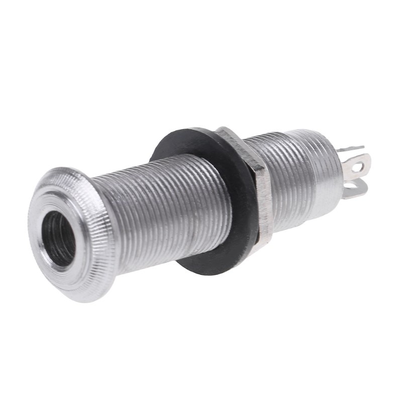 1 Phụ kiện giắc cắm bằng crom cho đàn guitar bass đầu ra 1 / 4 "