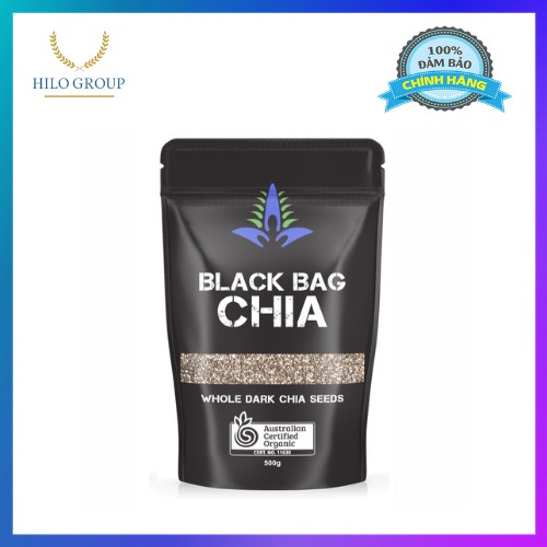 Hạt Chia Black Bag Úc 500g - Giá trị dinh dưỡng cao, hỗ trợ giảm cân, duy trì hệ tiêu hóa tốt