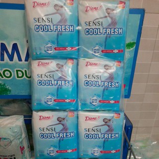 COMBO 2 Gói Băng vệ sinh Diana Sensi Cool Fresh siêu mỏng cánh 8 miếng n