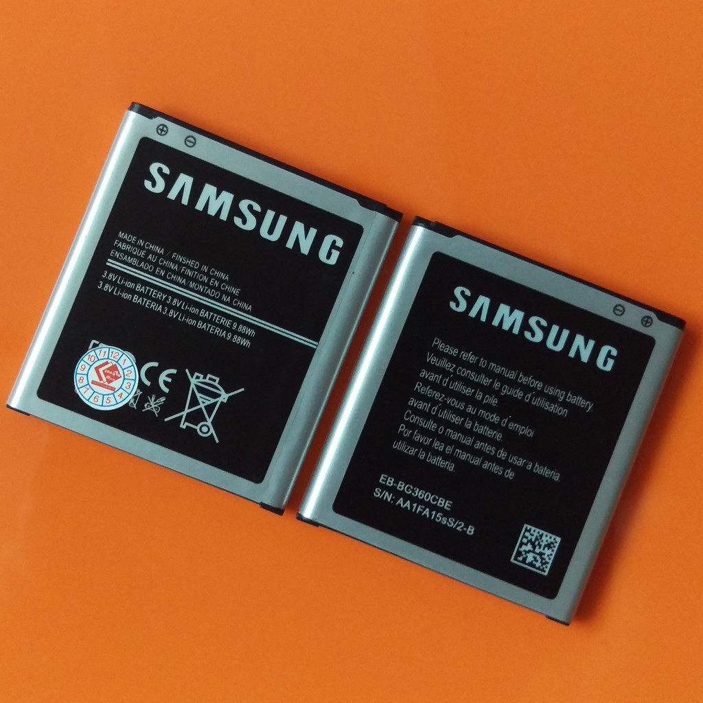 Pin samsung Galaxy J2 2015, Core Prime G360 Kich thuoc Pin Loai NHO / DUNG LUONG CAO / PIN ZIN BOC MAY