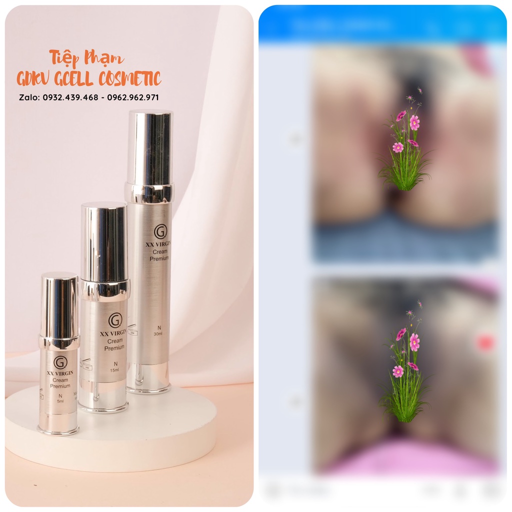 Kem Làm Hồng Nhũ Hoa và Bikini XXvirgin Gcell Hàn Quốc 30ml