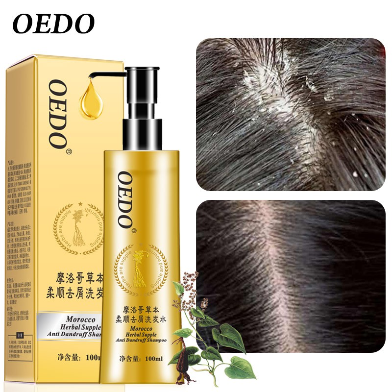 Dầu gội dược liệu chống gàu OEDO Ngát hương hoa phù hợp với da đầu dầu giảm rụng tóc giúp mọc tóc suông mượt 100ml