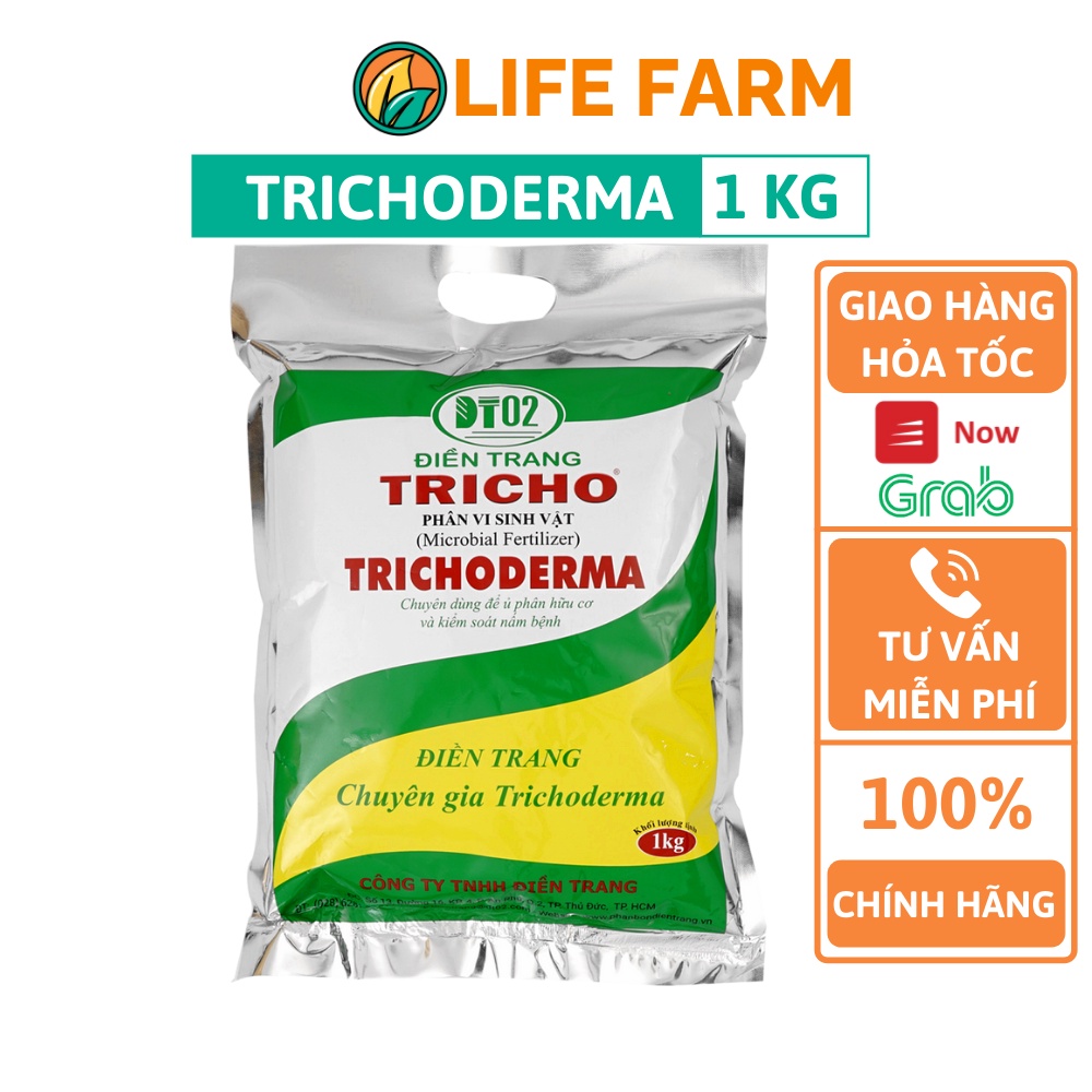 Nấm Đối Kháng Trichoderma Điền Trang Chuyên Dùng Ủ Phân Kiểm Soát Mầm Bệnh- Gói 1kg (RDT-001)