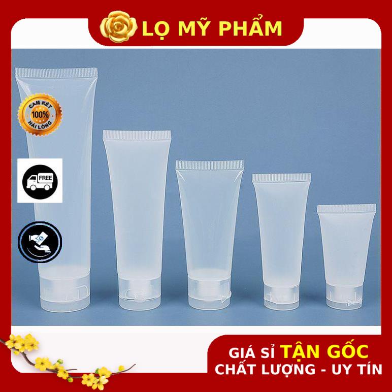 Tuýp Chiết Mỹ Phẩm ❤ GIÁ TỐT NHẤT ❤ Tuýp nhựa (tube) 8ml,10ml,20ml,30ml,50ml,100ml,150ml,250ml đựng sữa rửa mặt