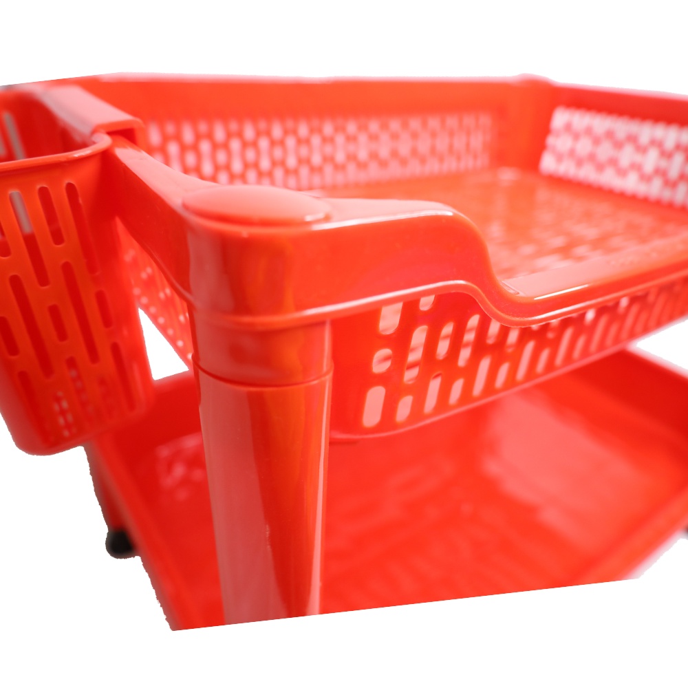 Kệ Chén 4 Tầng Trung 1 Tầng Bit Có Vắt Đũa