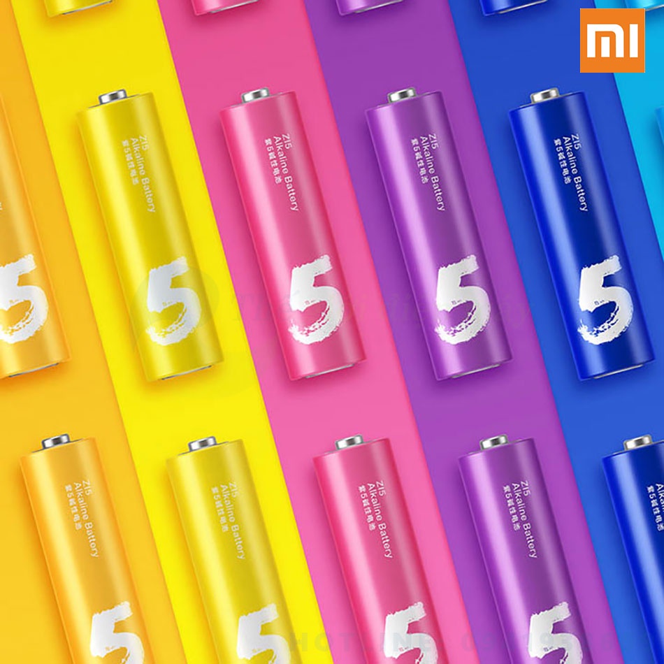 Pin Xiaomi ZI5 Bảy sắc cầu vồng (10 viên pin AA, Alkaline Battery)