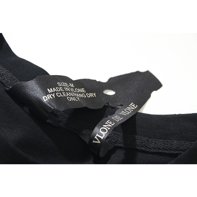 Áo Thun cotton Ngắn Tay In Họa Tiết Vlone Thời Trang Cho Nam Nữ