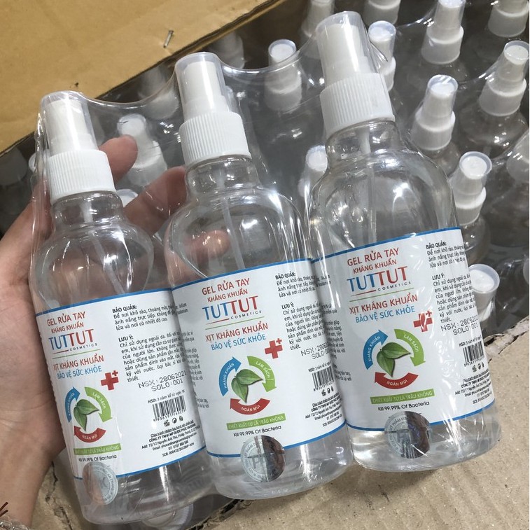 Nước xịt rửa tay TUT TUT kháng khẩn bảo vệ sức khoẻ | BigBuy360 - bigbuy360.vn