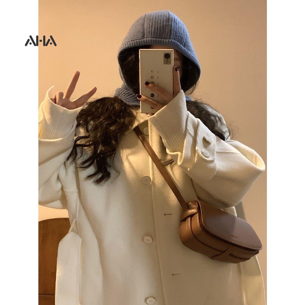 Túi đeo chéo AHA official thiết kế đơn giản thời trang theo phong cách Hàn Quốc cho nữ