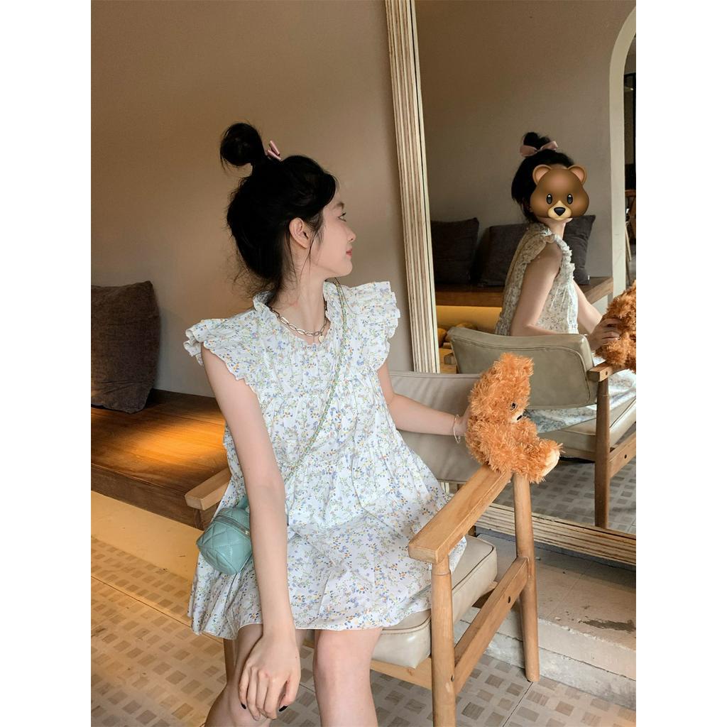 Đầm Hoa Nhỏ Tay Bay Thời Trang Hàn Quốc Quý Phái 63355