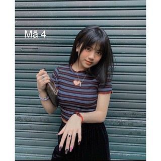 ÁO CROPTOP NỮ KHOÉT CỔ HÌNH TRÁI TIM ÔM BODY VẢI MỀM CUT OUT ÔM DÁNG HÀNG CHUẨN GIÁ RẺ - Hình Thật CT28 | MAZINGSHOP