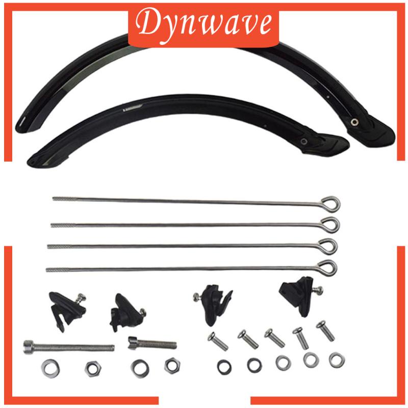 Tấm Chắn Bùn Xe Đạp Chữ V Linh Hoạt Màu Trơn 14 ''