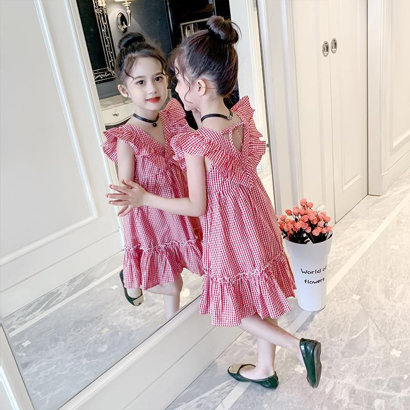 Đầm Công Chúa Họa Tiết Kẻ Sọc Thời Trang Mùa Hè 2022 Mới Cho Bé Gái 3-4 - 5-6 - 7-8 - 9-10 - 11-12 Tuổi