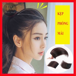 Tóc giả kẹp phồng mái đẹp chất tóc hàn quốc hàng loại 1 - GIÁ 1 CHIẾC - KPM