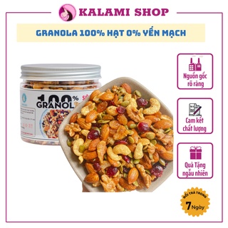 Granola siêu hạt không đường nướng mật ong ăn kiêng, giảm cân, ăn vặt healthy kalami shop