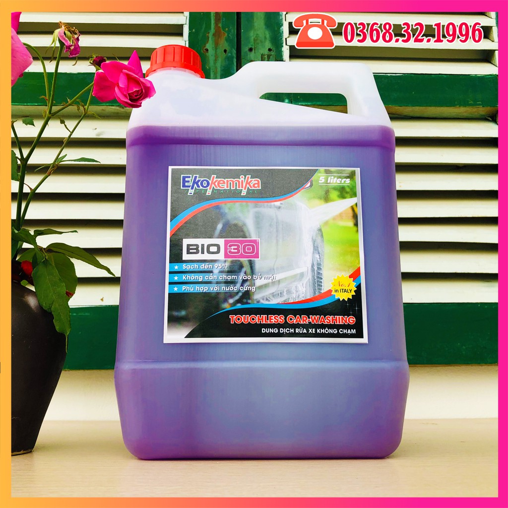 Nước rửa xe không chạm bio 30 - 5L(chính hãng) TẶNG 2 KHĂN LAU ĐA NĂNG