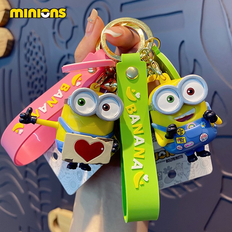Móc Khóa Hình Minions Hoạt Hình Dễ Thương