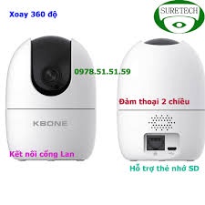 Camera IP WIFI 360 KN-H21P KBONE-KBVISION