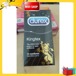 Bao cao su ôm sát durex kingtex - 12 bao