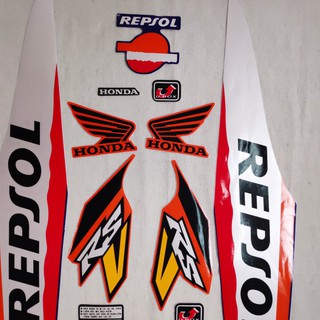 [Xả Kho] Bộ Tem Wave, Tem Dán Xe Máy Wave Repsol (Bao Rẻ)