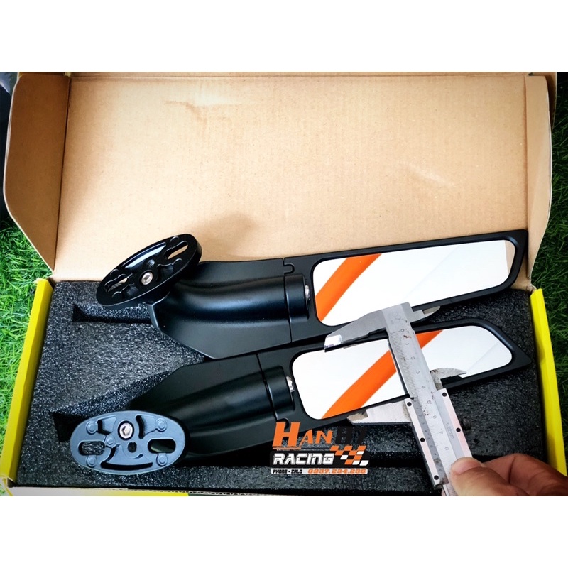 Cánh Gió Chiếu Hậu Bản To - Nhôm CNC - siêu đẹp CBR150 GSX150 R15