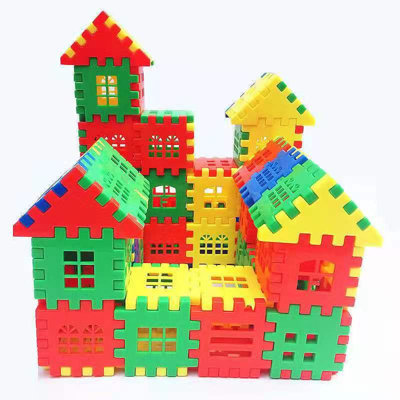 Bộ Đồ Chơi Lắp Ghép Xếp Hình Khối Nhựa Xây Dựng Building Block Phát Triển Tư Duy Thông Minh Cho Bé