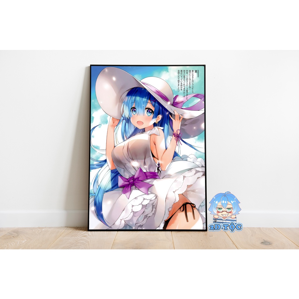 TRANH POSTER A3 Rem (15) Anime Light Novel Re:Zero Kara Hajimeru Isekai Seikatsu - 2D Tộc Shop