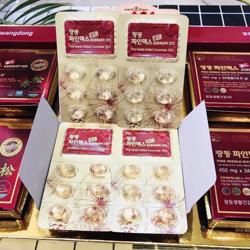 [DATE 2023]Tinh Dầu Thông Đỏ KWANGDONG PINE MAX GOLD 120V Hàn Quốc [SALE TẾT]
