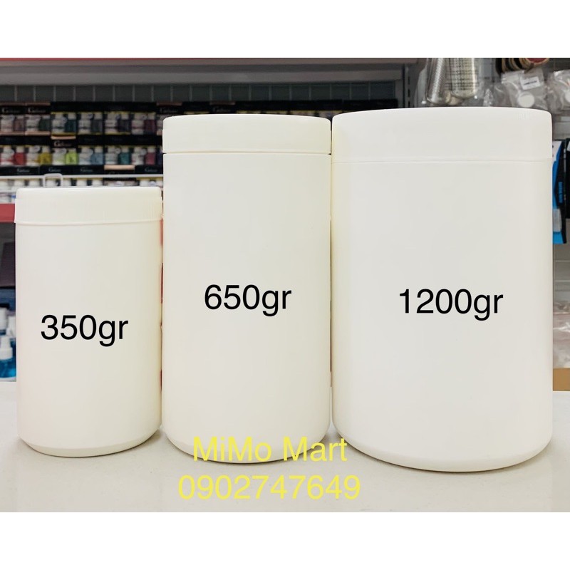 Hủ Pet Nhựa HDPE  350g/650g/1200g